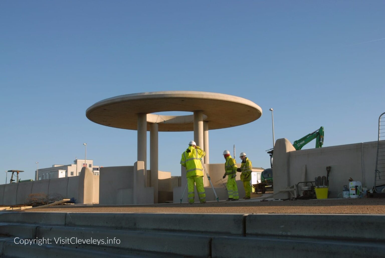Sea Wall Build - 2007 • look back with Visit Cleveleys