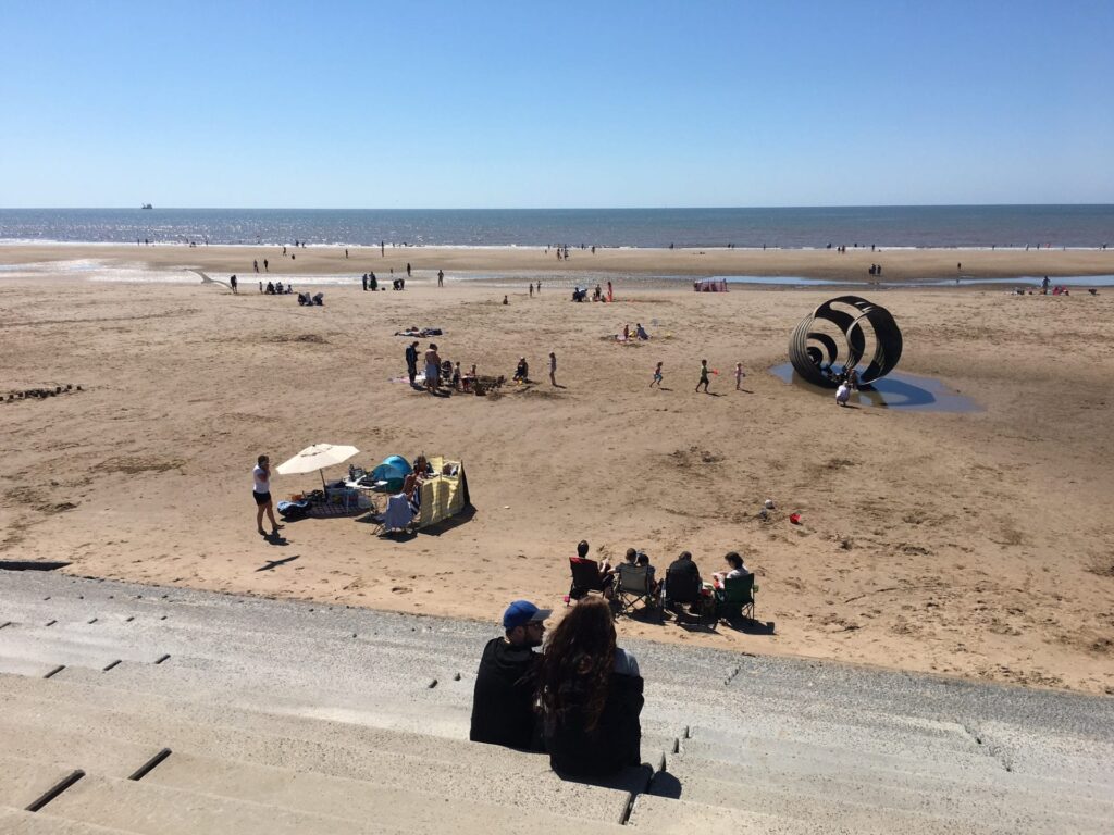 Mary's Shell on Cleveleys Beach