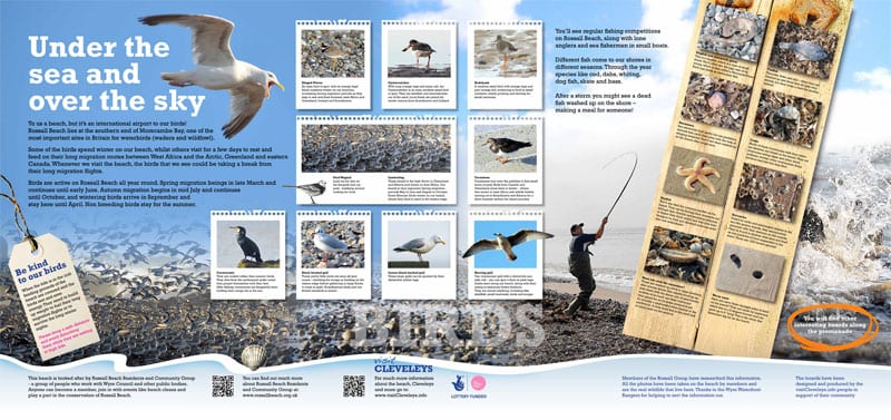 Rossall Beach Information Boards