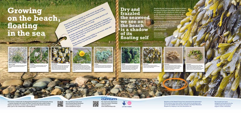 Rossall Beach Information Boards