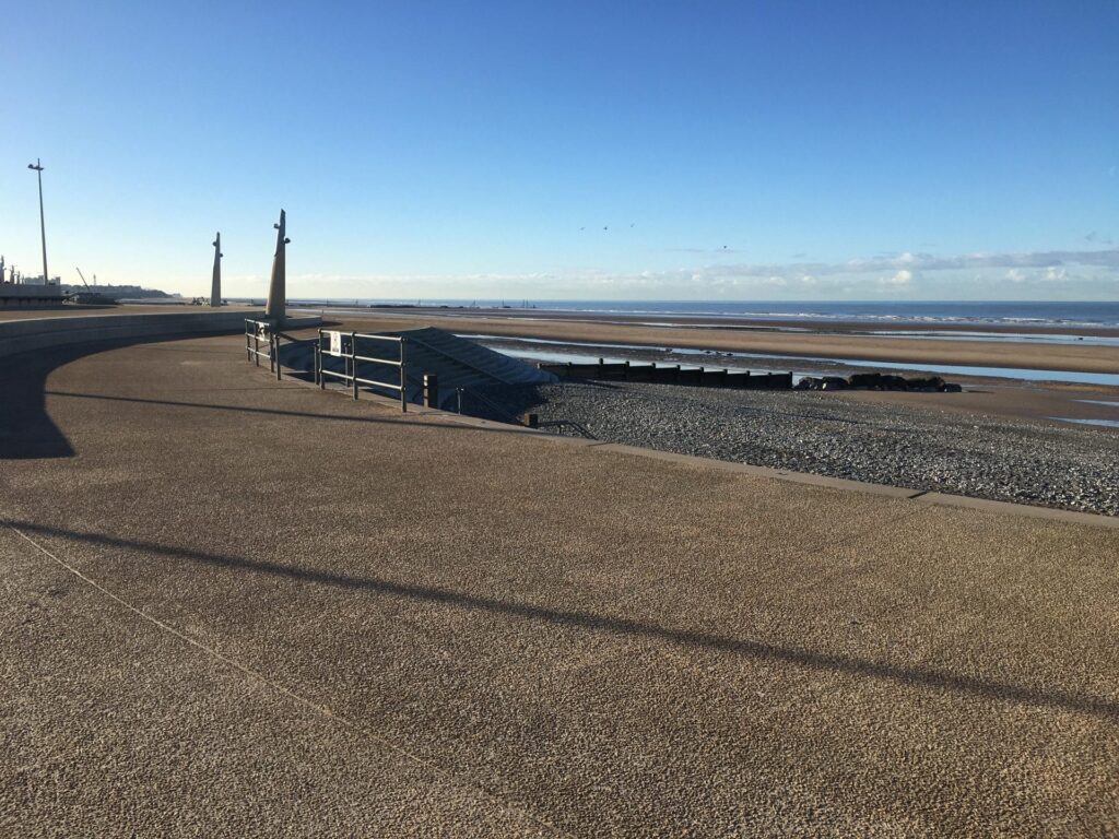 Seafront at Cleveleys in February from Gregor Mackie