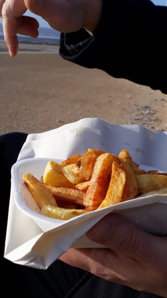 Seaside fish and chips by Karen Tickner