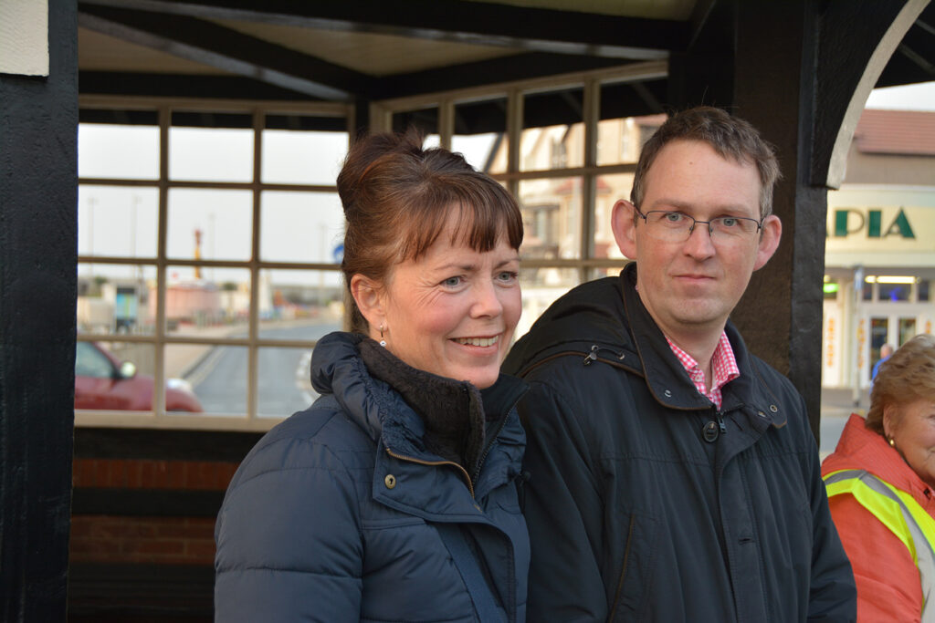 Jane Littlewood and Paul Maynard MP who cut the ribbon and declared the project complete.