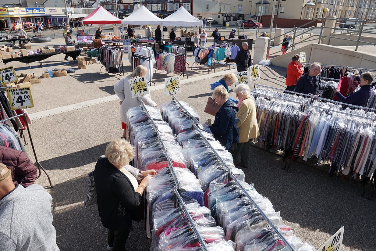 Cleveleys weekly market