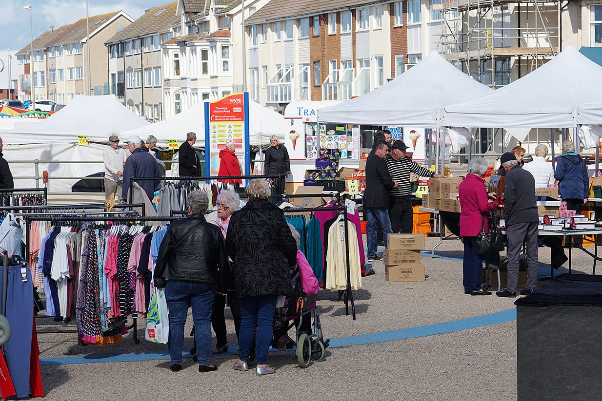Cleveleys weekly market