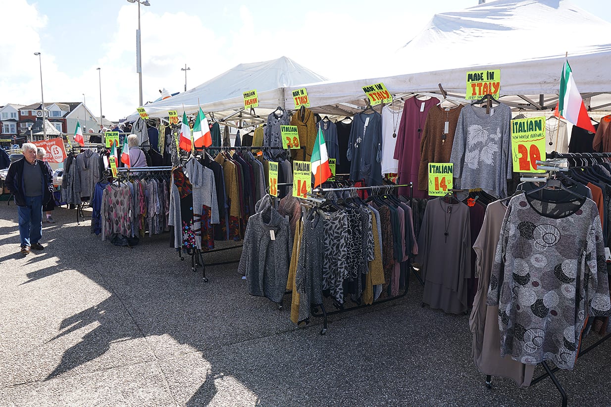 Cleveleys weekly market