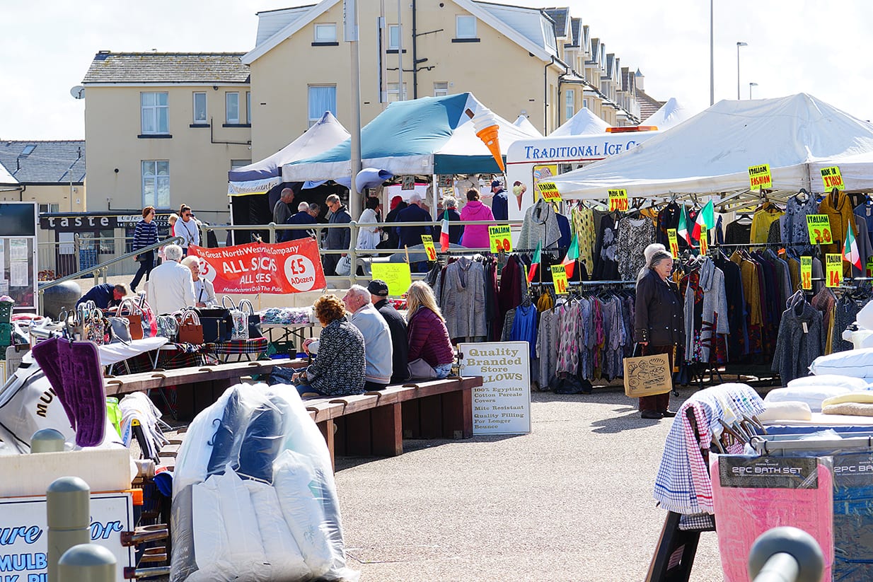 Cleveleys weekly market