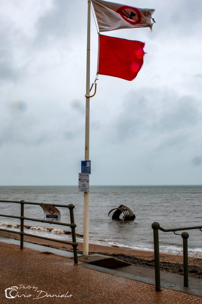Tide comes in over Mary's Shell. Photo: Chris Daniels