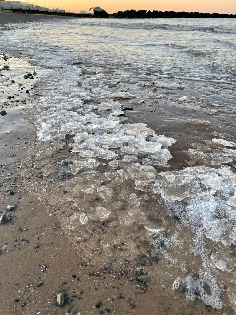 Frozen sea by John Ramsbottom, 2021