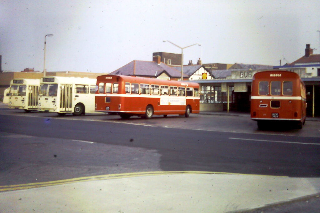 Cleveleys bus station in the 1970s. Photo: Nick Watts