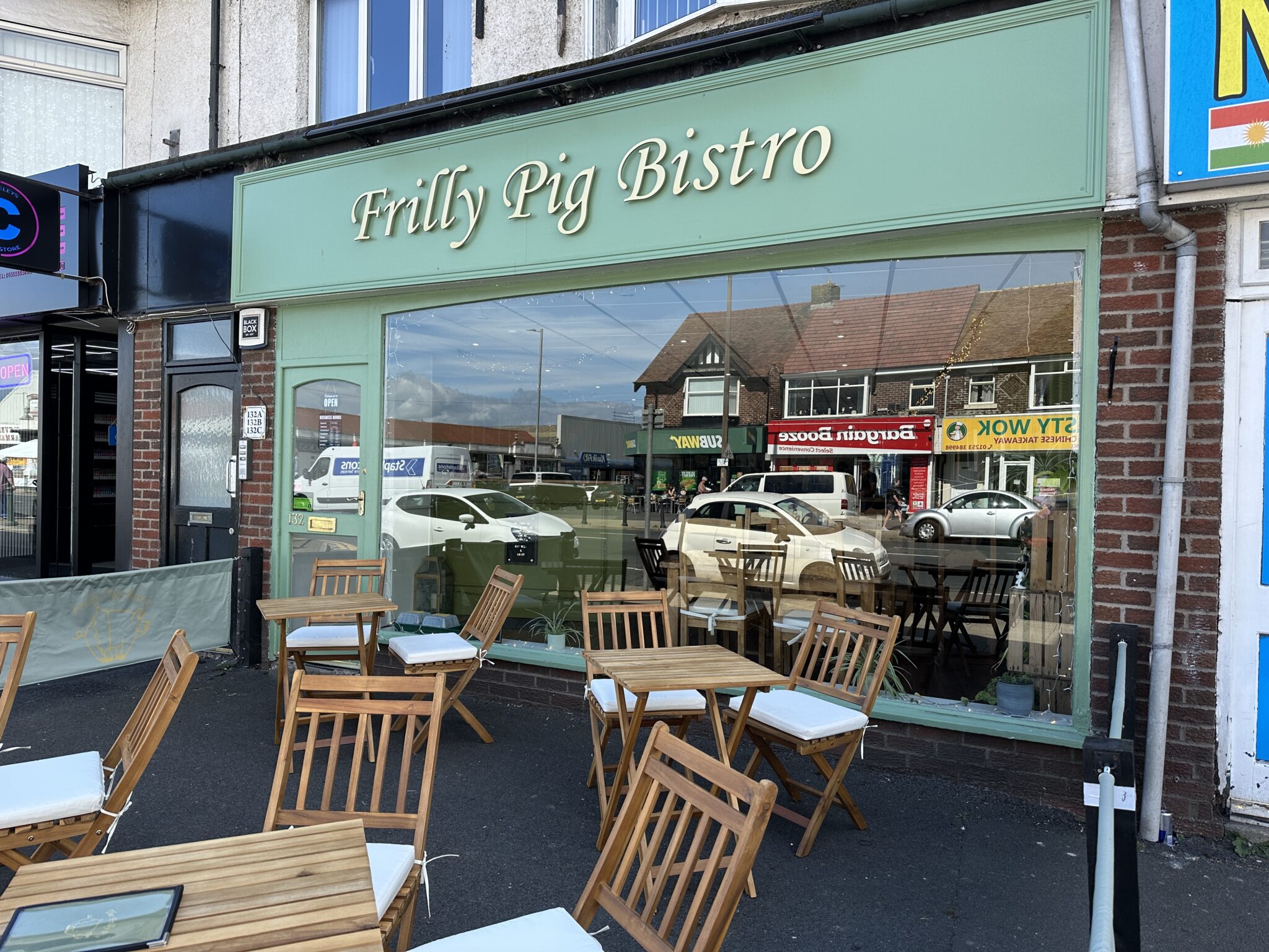 Frilly Pig Bistro Cleveleys • places to eat with Visit Cleveleys